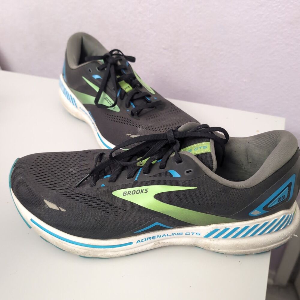Brooks Adrenaline GTS 23 Shoes Mens Size 12.5 2E Black  Brooks Adrena No Insoles
